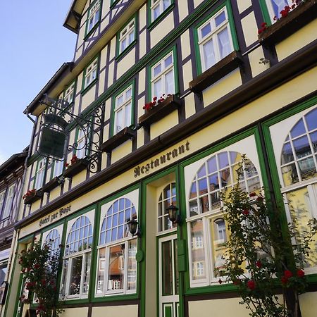 Hotel Garni Zur Post Wernigerode Exterior photo