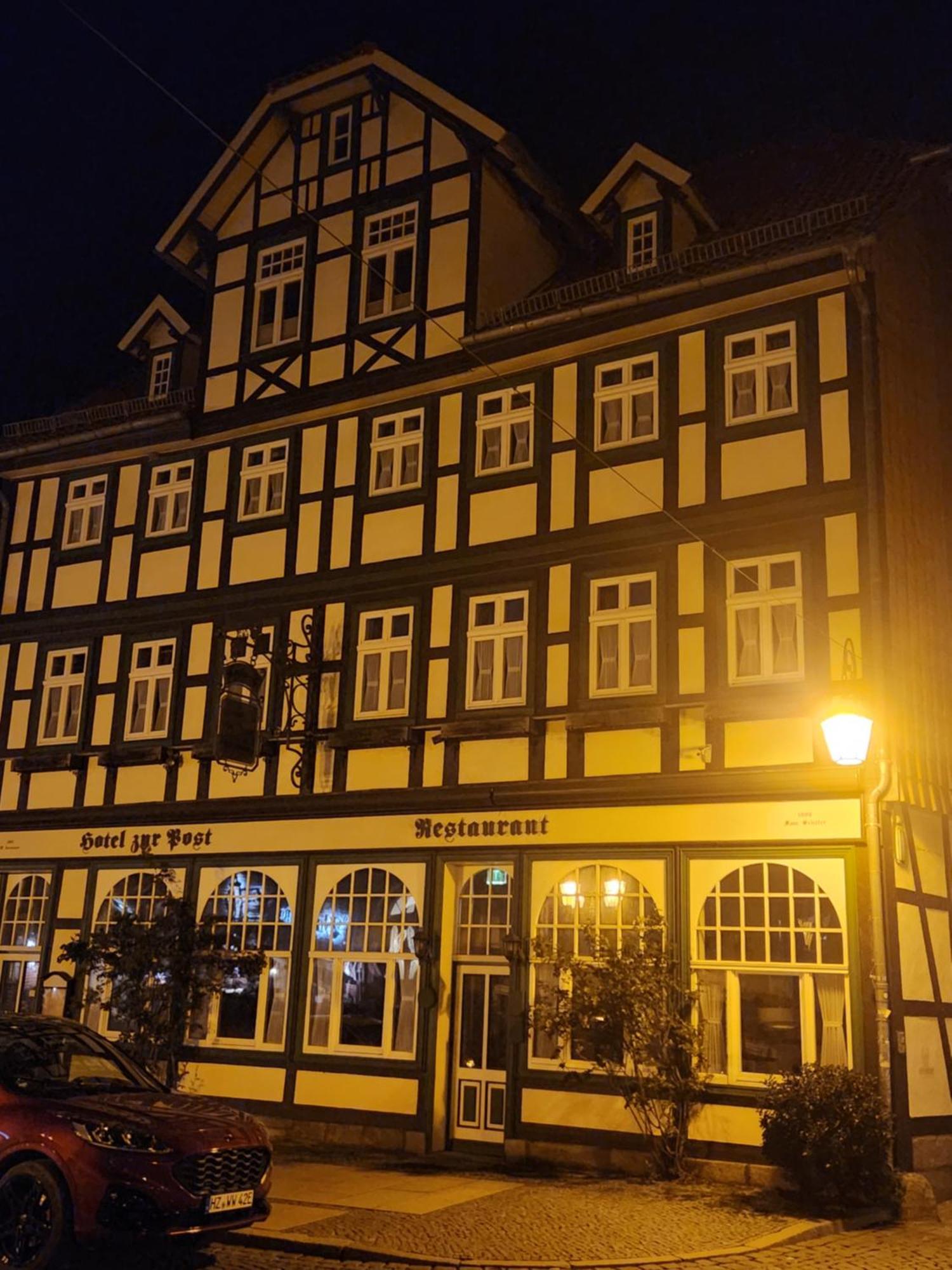 Hotel Garni Zur Post Wernigerode Exterior photo